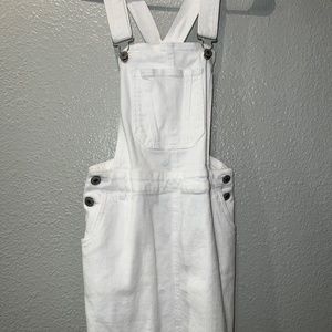 White overalls (skirt style)